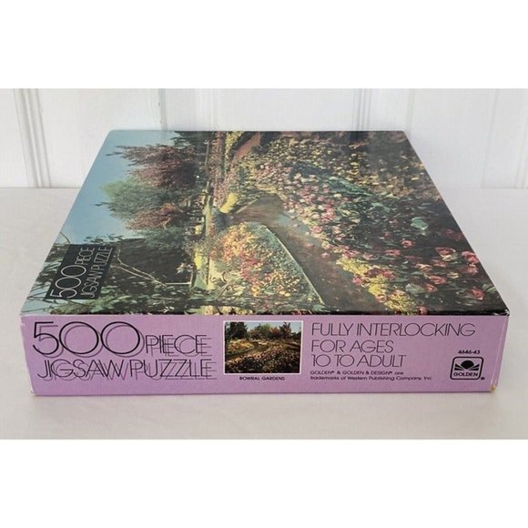 500-PIECE JIGSAW PUZZLE RARE BOWRAL GARDENS SCENE BEAUTIFUL TULIPS ~ NEW, SEALED - Picture 4 of 7